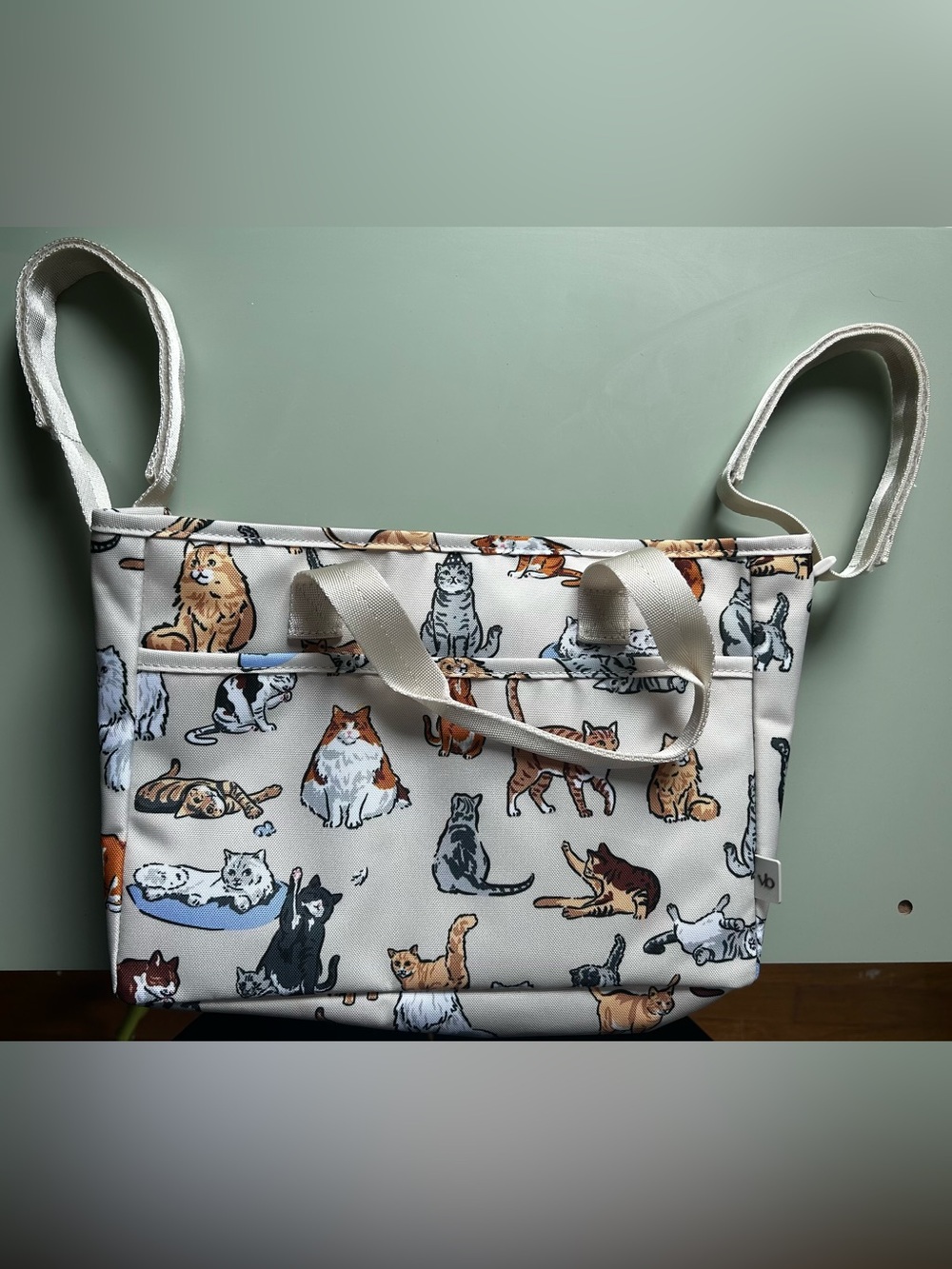 Vera Bradley Outlet Lighten Up Everything Organizer Tote - A Cat’s Life Print - Picture 8 of 10